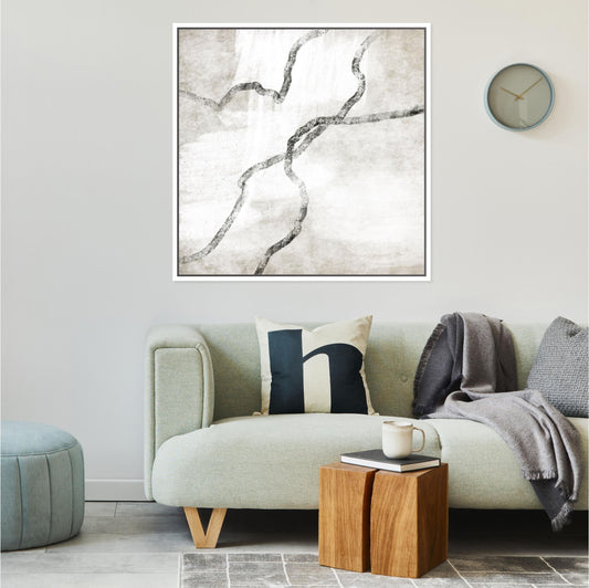 Modo II Square Framed Printed Canvas