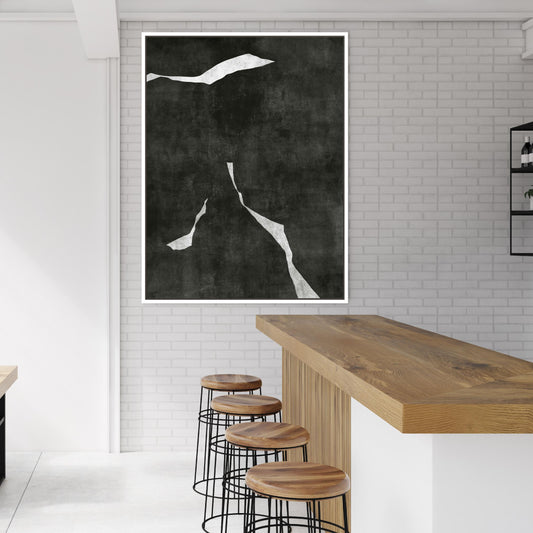 Nero I Portrait Framed Printed Canvas