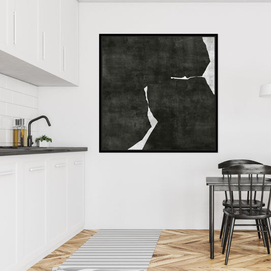 Nero III Square Framed Printed Canvas