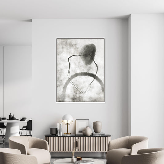 Novu Portrait Framed Printed Canvas