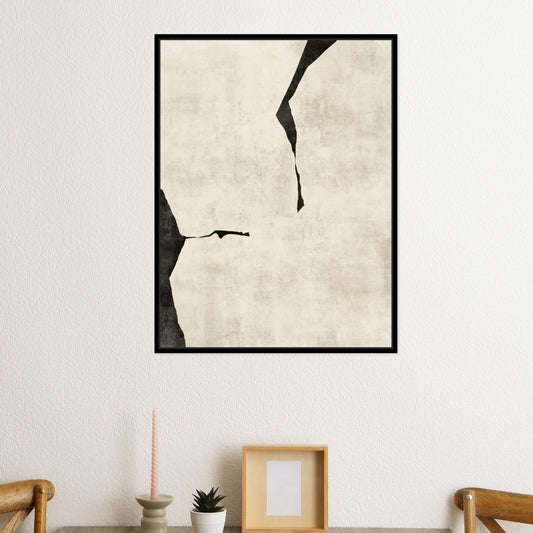 Oslo II Portrait Framed Printed Canvas