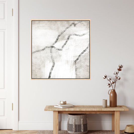 Modo III Square Framed Printed Canvas