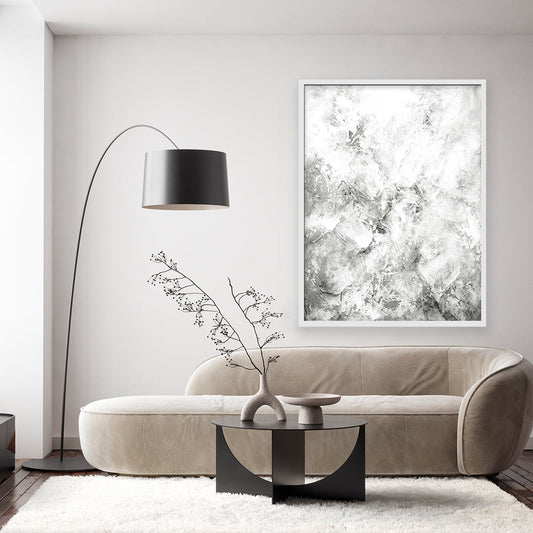 Luna Portrait Framed Printed Canvas