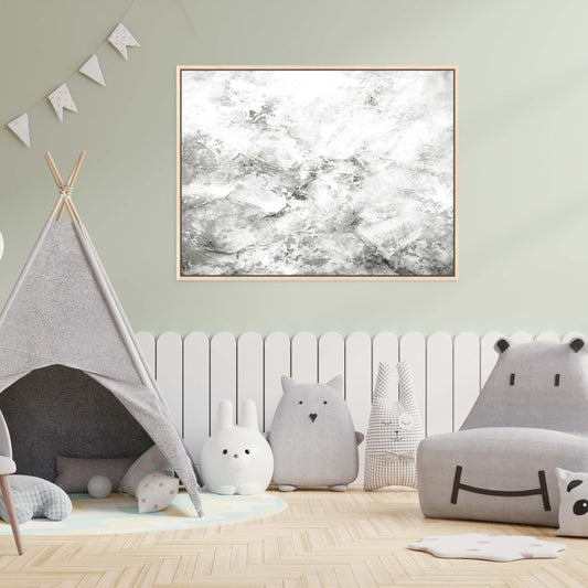 Luna Landscape Framed Printed Canvas