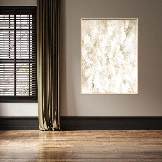 Unearthed II Portrait Framed Printed Canvas