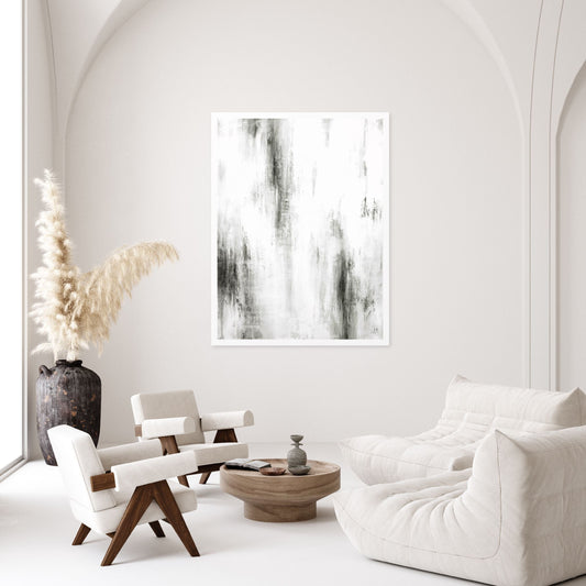 Manhattan I Portrait Framed Printed Canvas