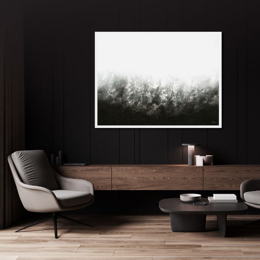 Transition Landscape Framed Printed Canvas