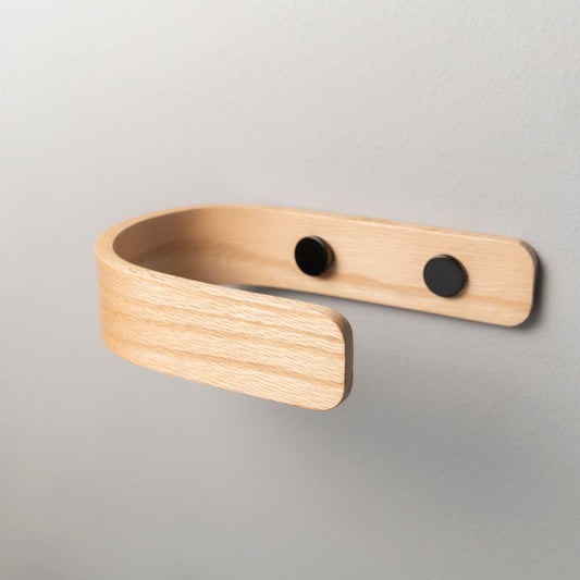 Designer Oak Curtain Holdbacks | Brass | Pack Of 2