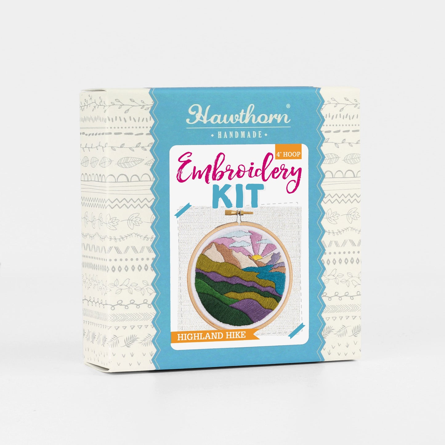 'Highland Hike' Scottish Highlands Mini Embroidery Kit