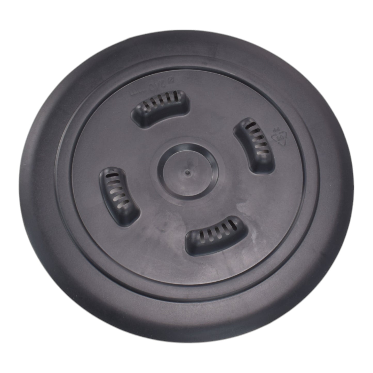Mira Bowl Pot, Insert and Hole With Plug 240mm Gray