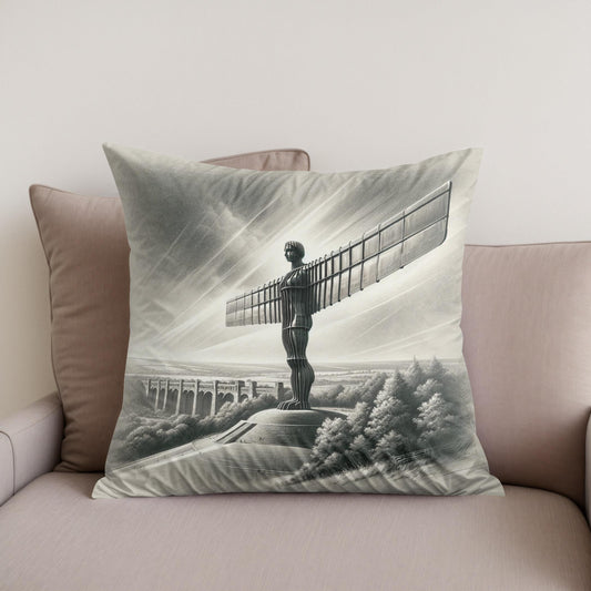Newcastle Angel of the North Classic Vision Cotton Cushion
