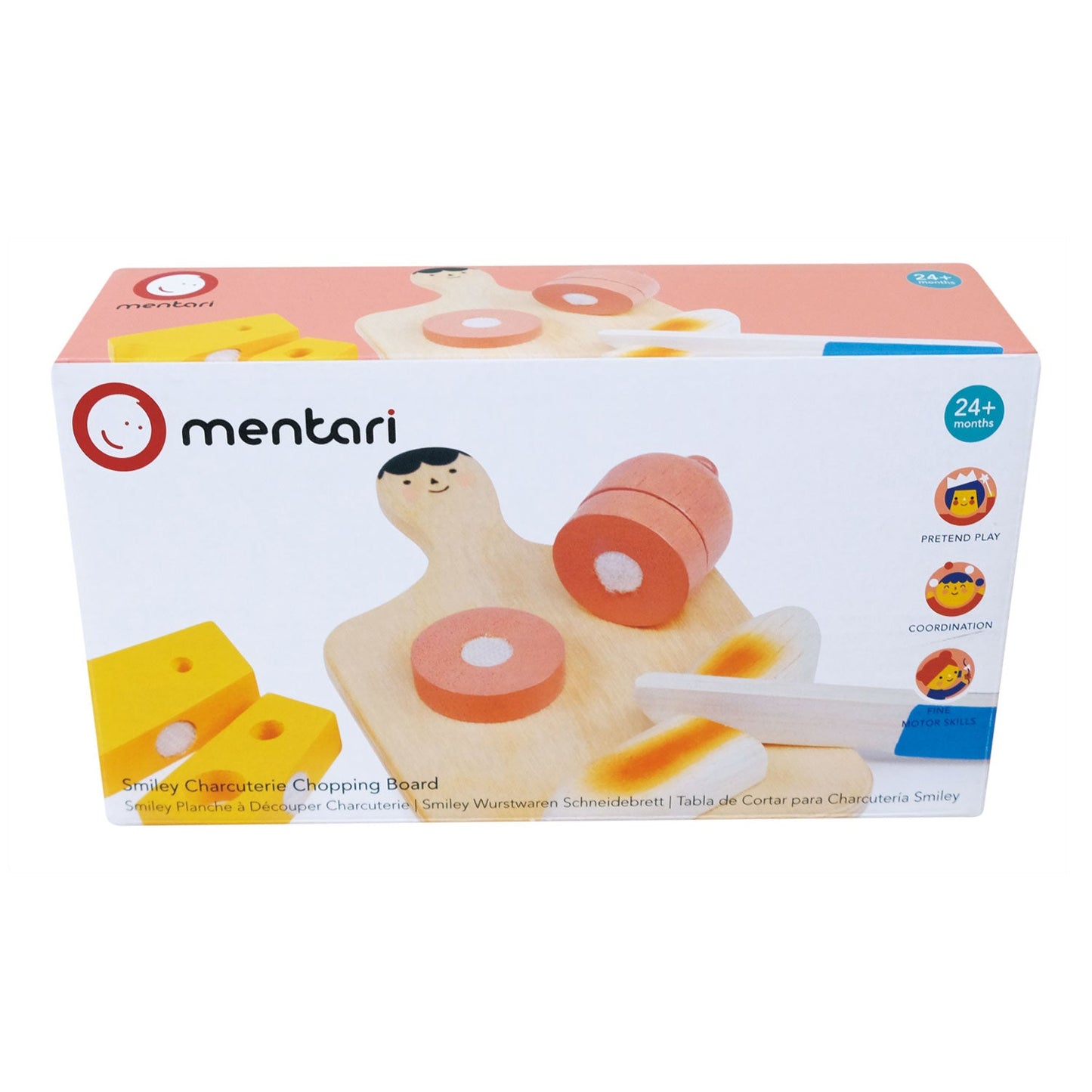 Smiley Charcuterie Chopping Board