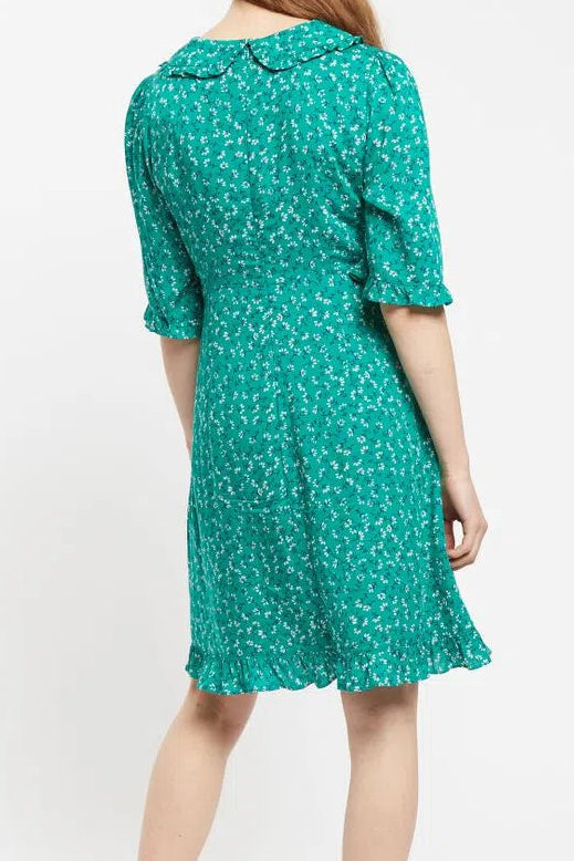 Louche Myfanway Naive Ditsy Print Mini Dress