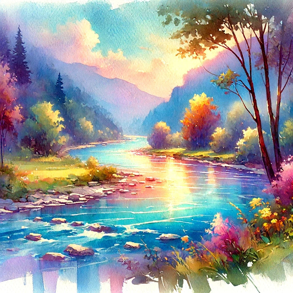 Magical River Canvas