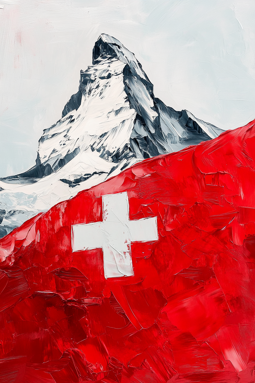 Majestic Alps Canvas