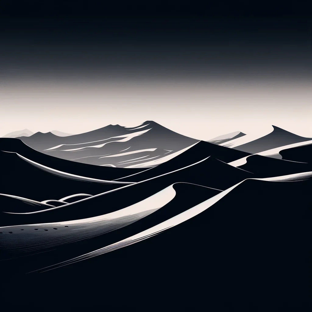 Majestic Desert Dunes Canvas