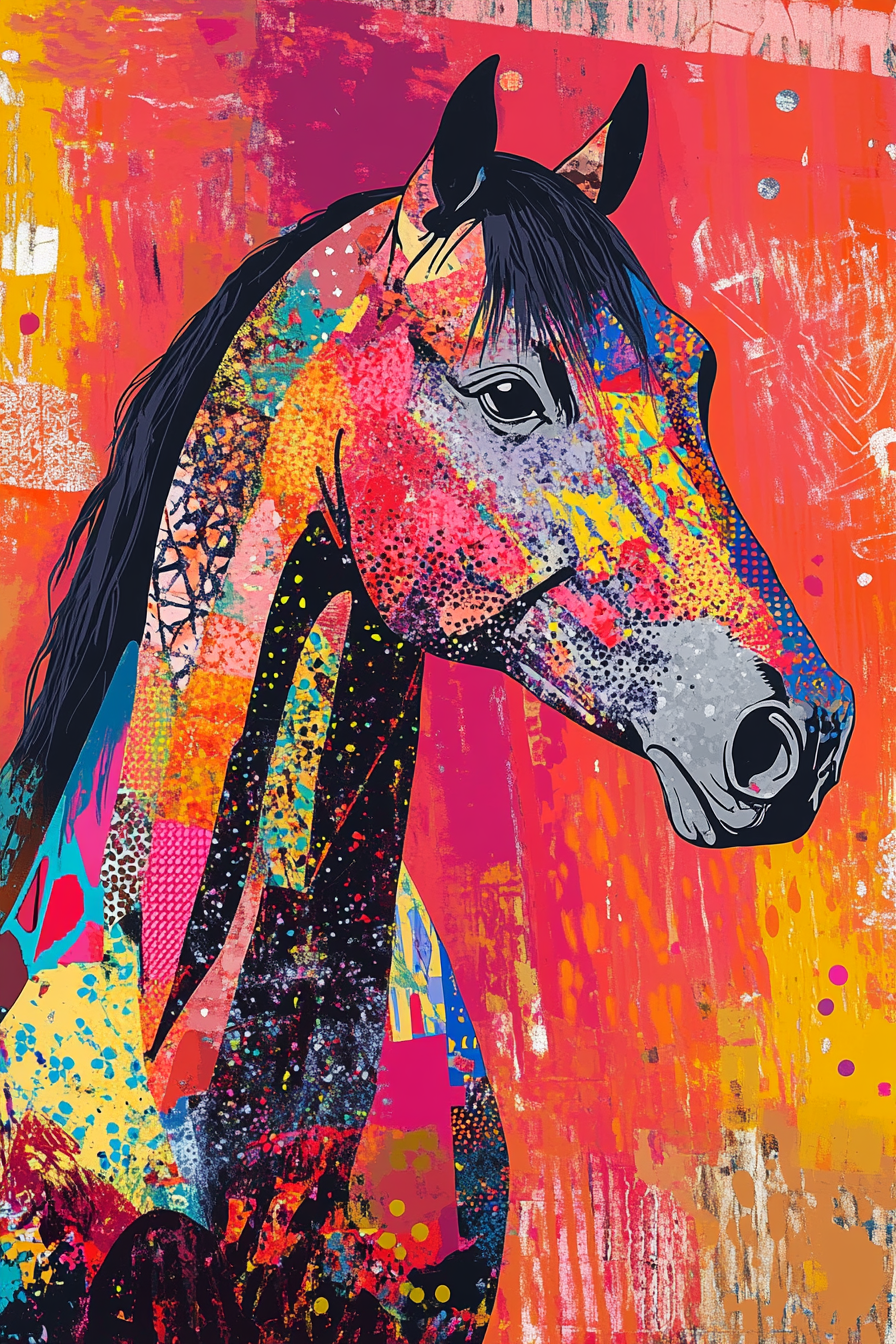 Majestic Equine Pop Canvas