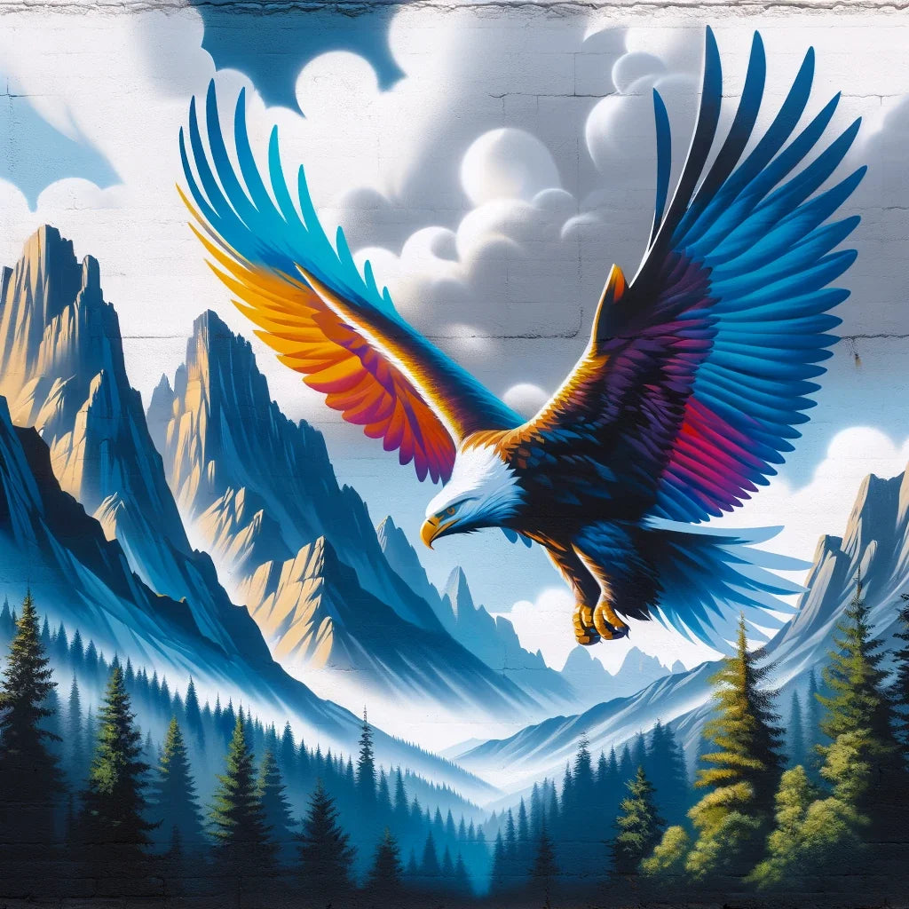Majestic Soaring Eagle Canvas