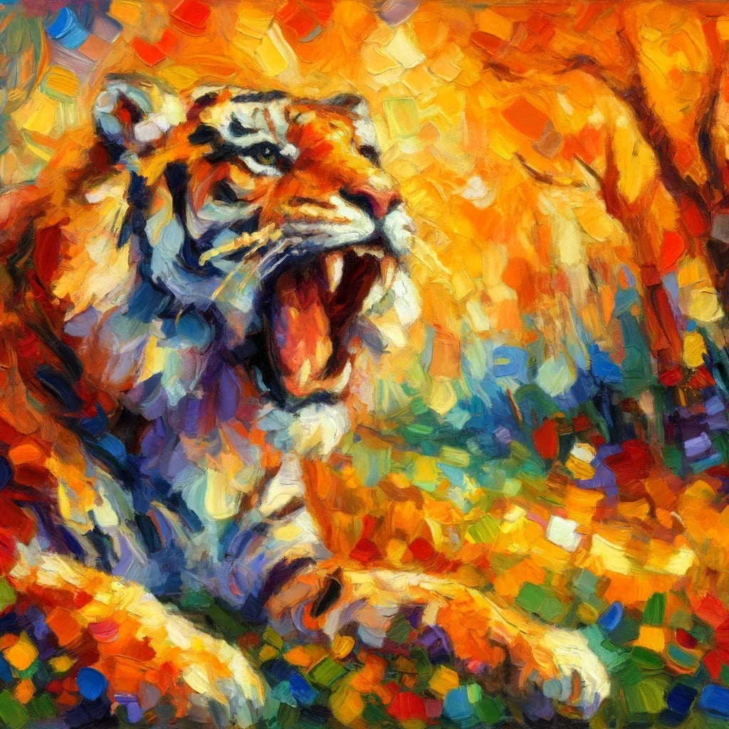 Majestic Tiger Roar Canvas