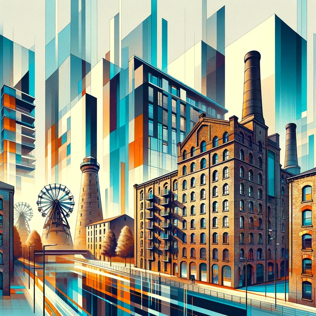 Manchester Ancoats Evolution Canvas