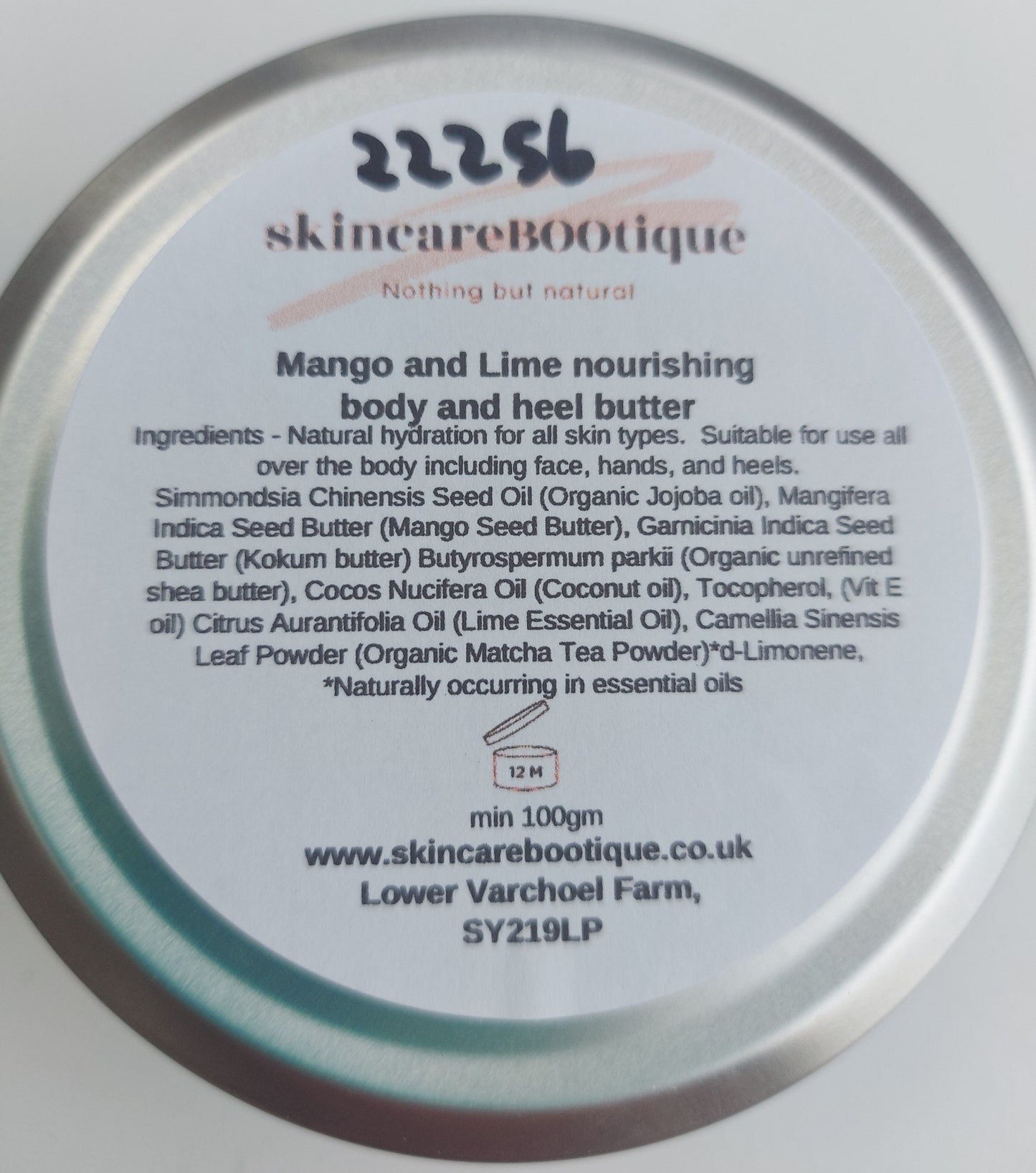 Body and Heel Butter Mango Lime