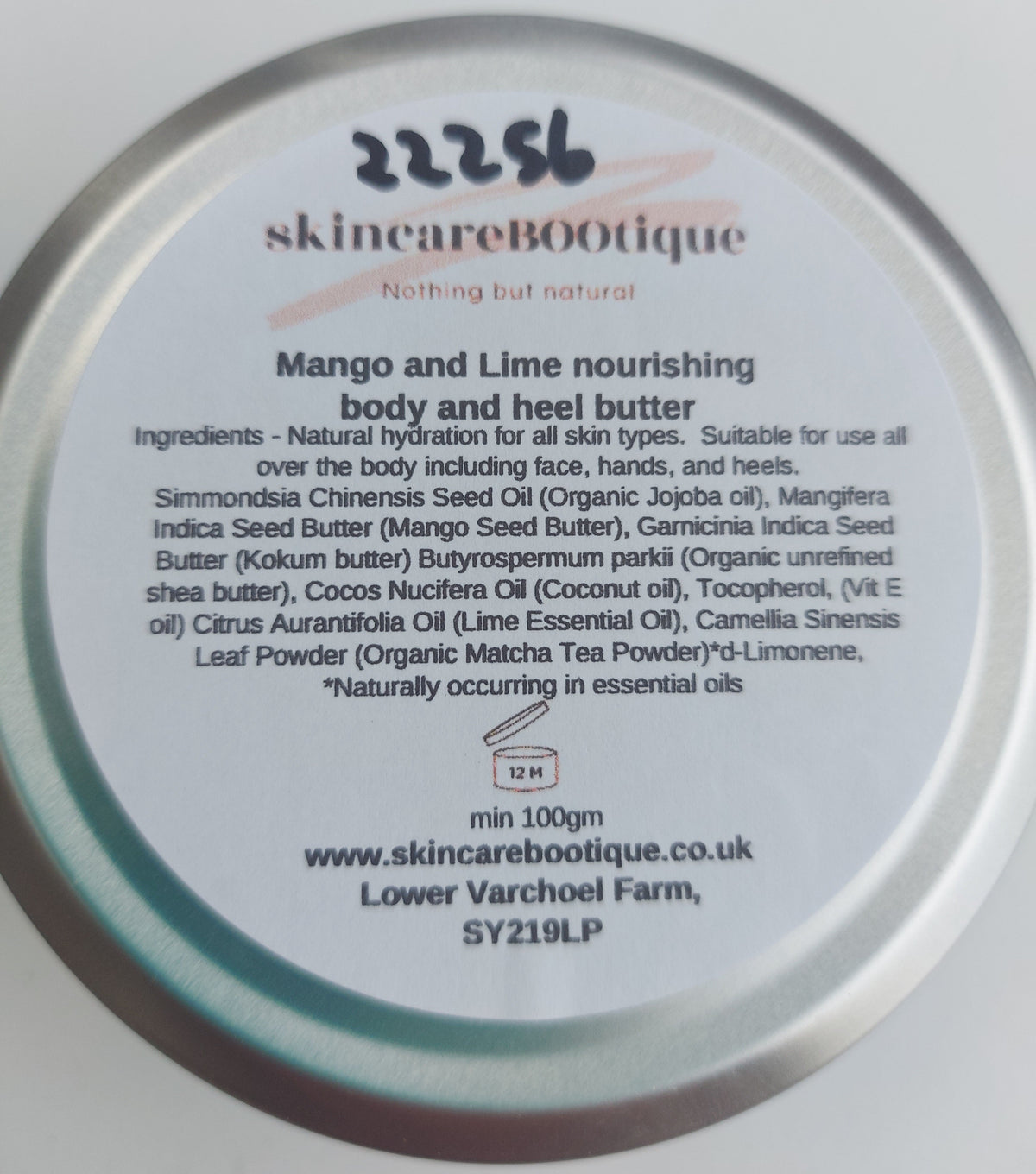 Mango and Lime Body and Heel Butter