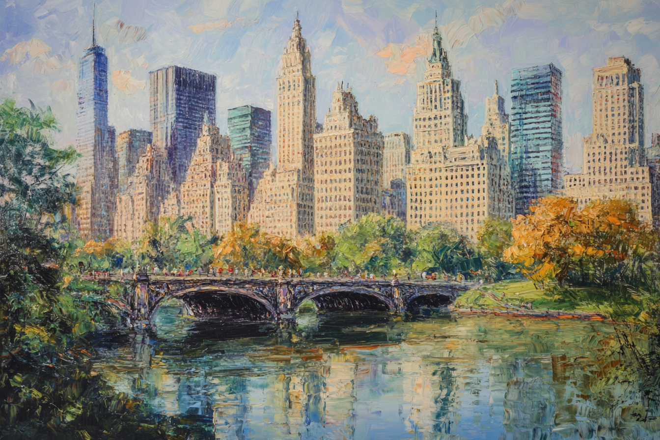 Manhattan Skyscraper Canvas