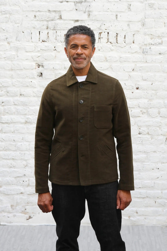 Marchant Jacket - Olive Moleskin