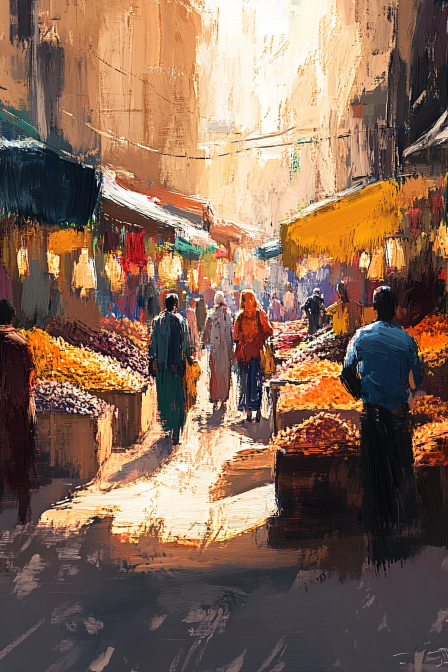 Marrakesh Spice Symphony Canvas