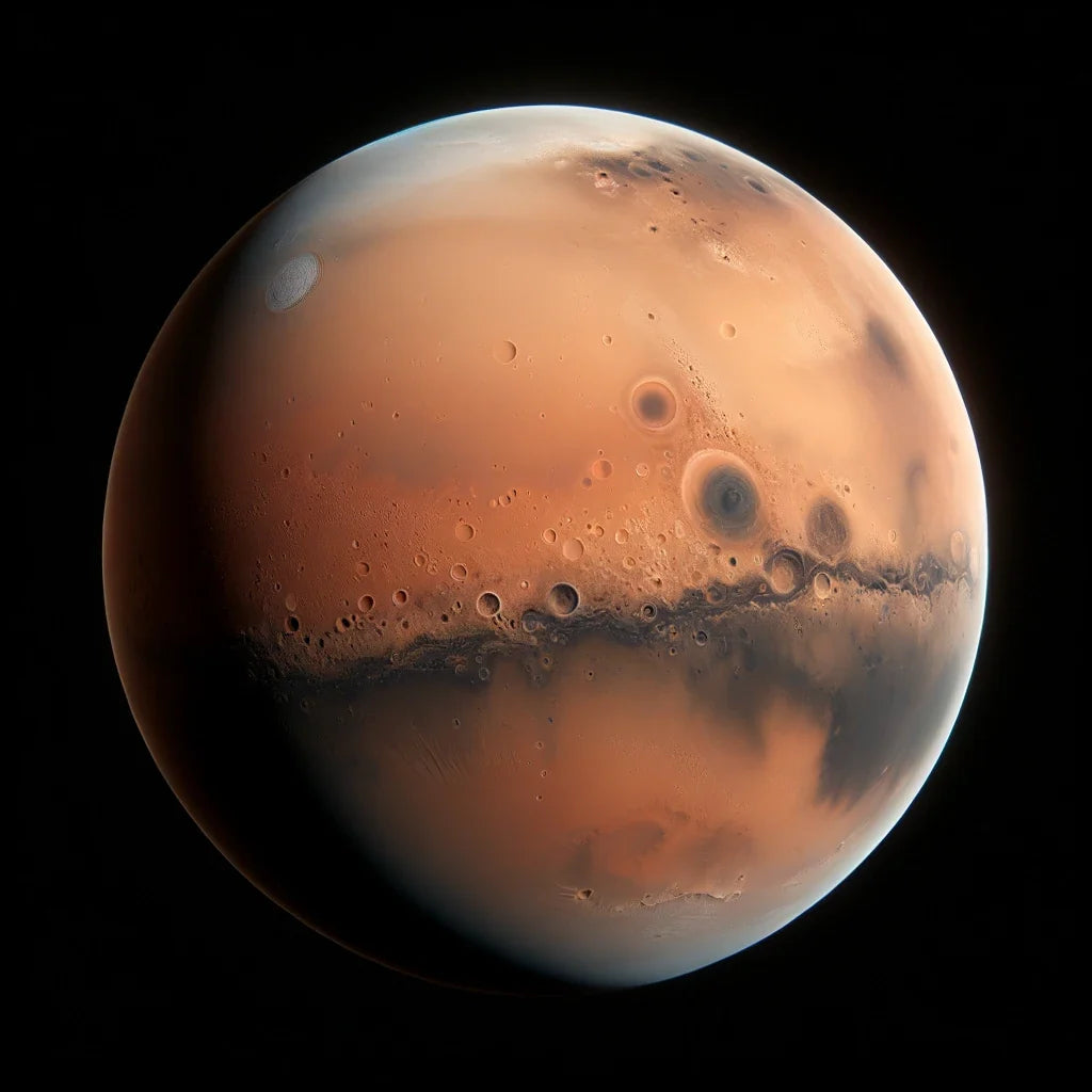 Mars' Nocturnal Mystery Canvas