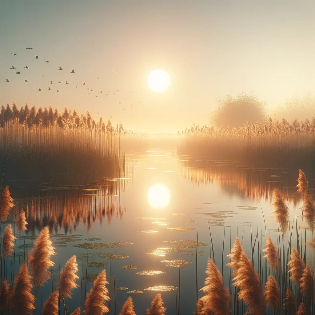 Marshland Sunrise Canvas