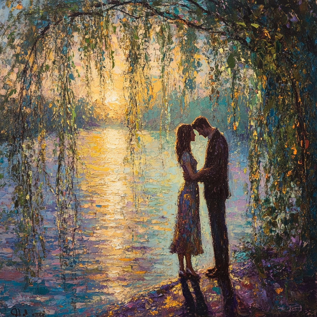 Me and You: Enchanted Lovers Canvas