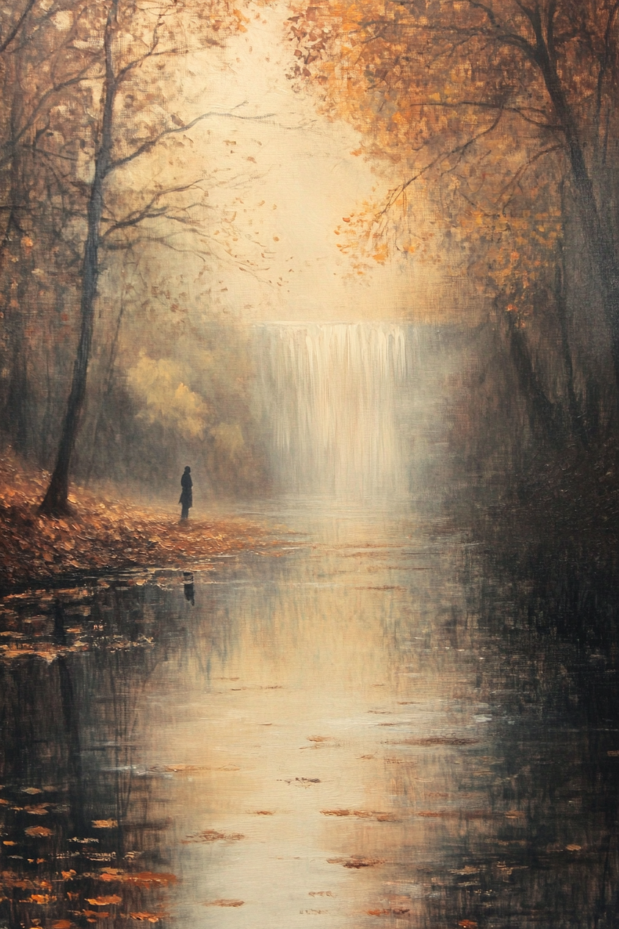 Melancholic Reflections Canvas