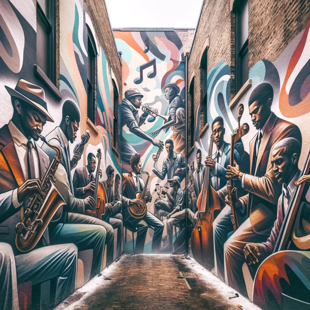Melodic Alley Canvas
