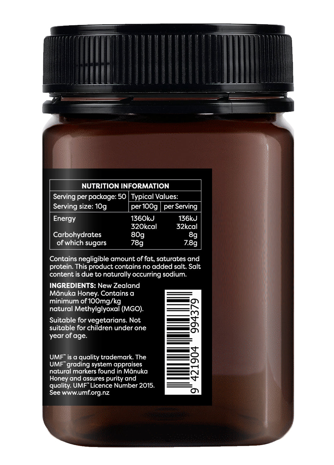 Mānuka Honey 100+ MGO 500g