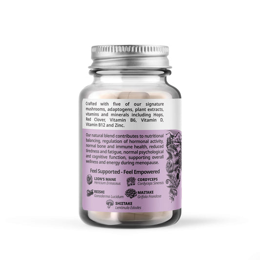 Empower – Mushroom Blend for Menopause Support (60 Capsules)