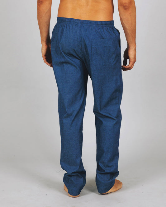 Mens Lounge Pants - Denim Medium Blue