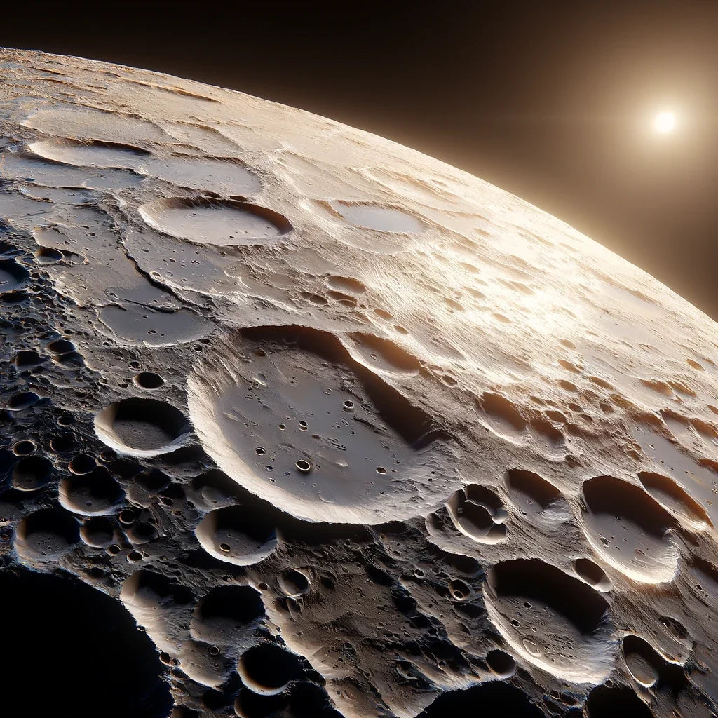 Mercury's Caloris Basin Brilliance Canvas