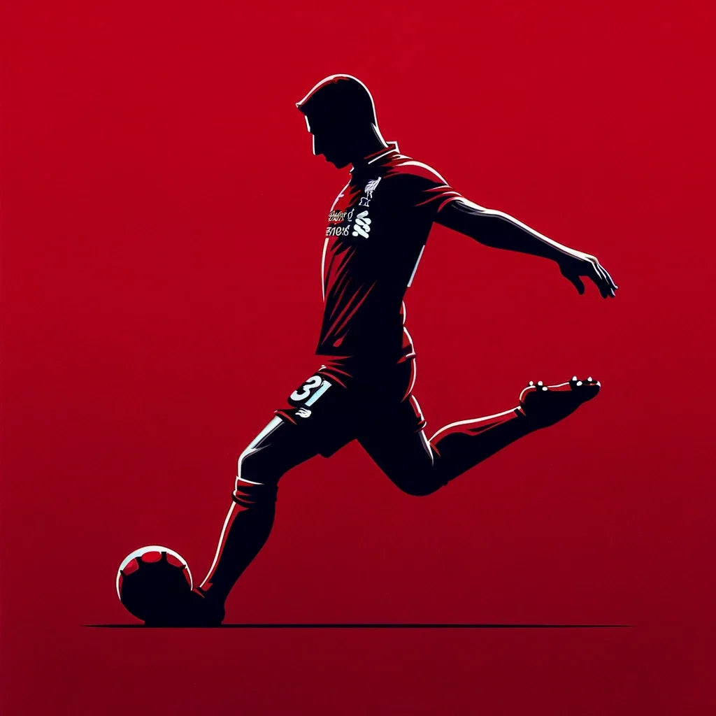 Mersey Red Decisive Kick Canvas