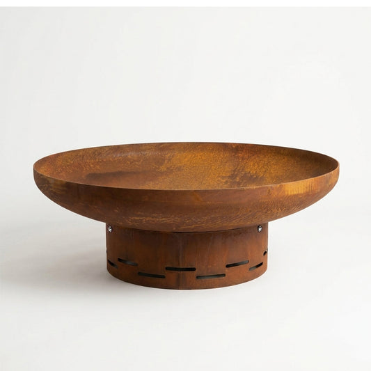 Heavy-Duty Pre-Rusted Metal Corten Steel Round Firepit