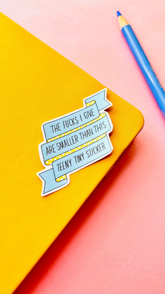 Funny Vinyl Sticker- Handmade Swearing Waterproof Decal