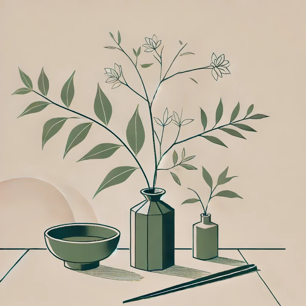 Minimalist Ikebana Canvas