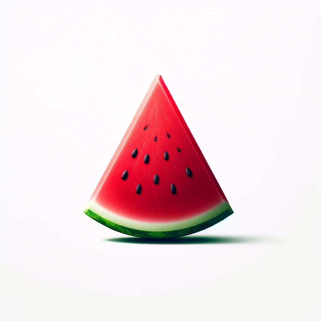 Minimalist Watermelon Slice Canvas