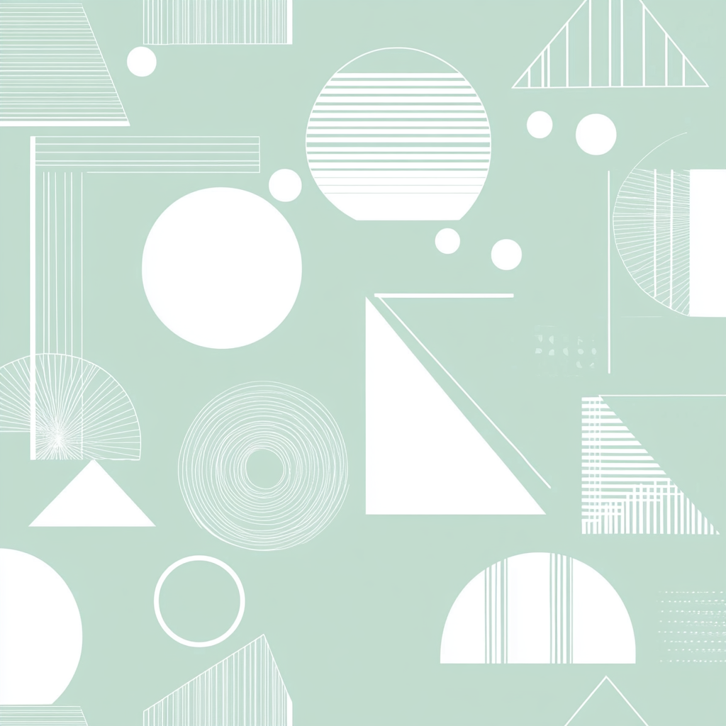 Mint Geometric Cotton Cushion