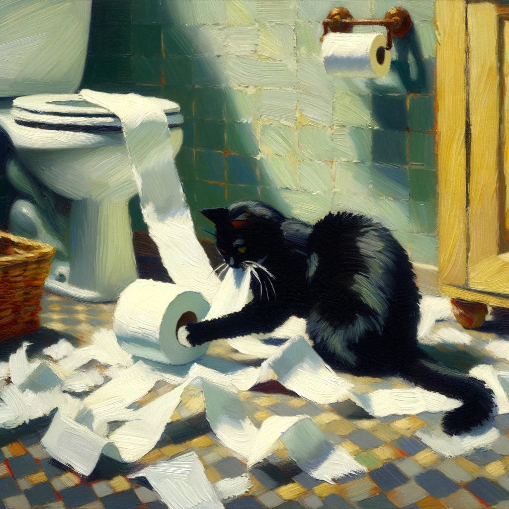 Mischief Unrolled Canvas