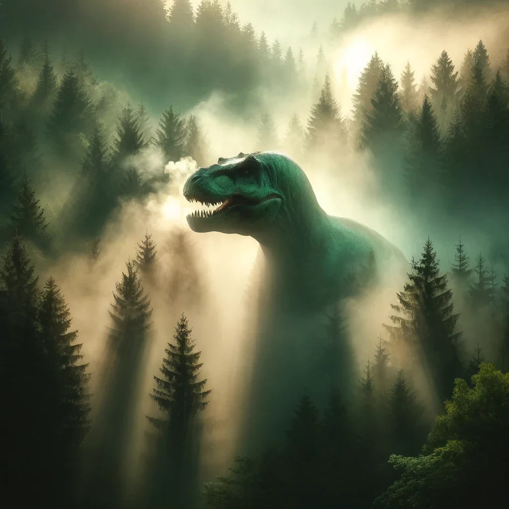 Misty Dawn T. Rex Canvas