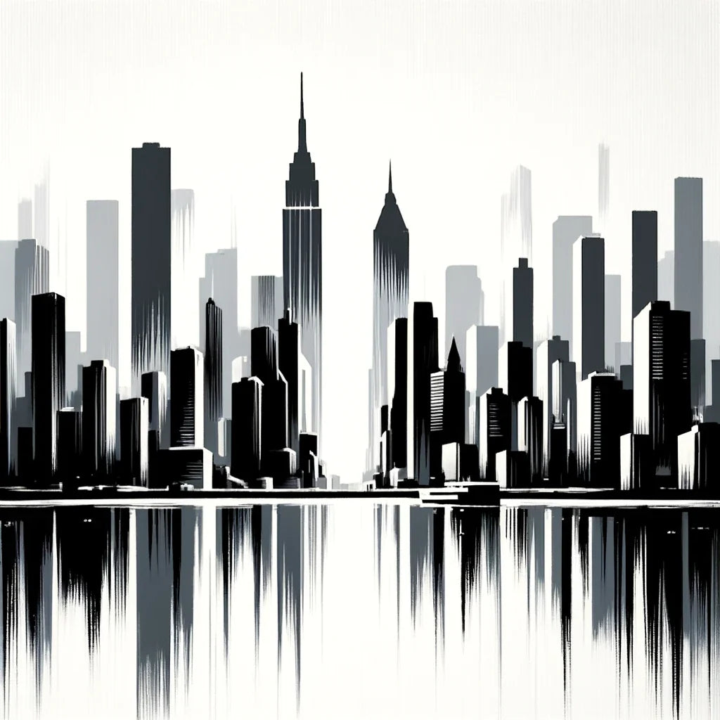 Modernist New York Canvas