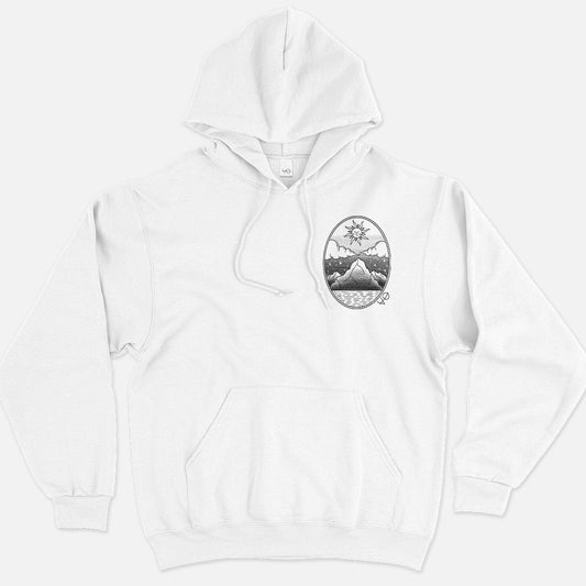 Monochrome Mountains Hoodie (Unisex)