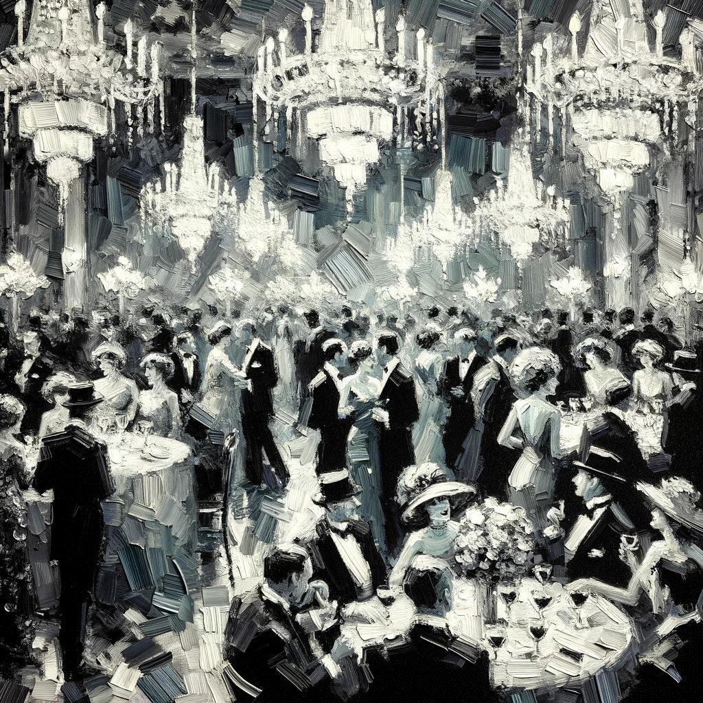 Monochrome Glamour Canvas