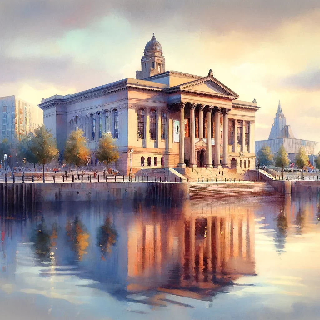 Morning Light at Liverpool Museum Canvas